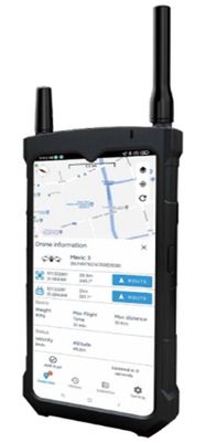Dual Battery Portable Drone Detection Equipments Detect Radius 2000m