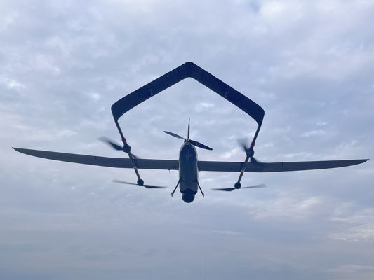 150km Long Endurance Long Range VTOL UAV Drone 6hous Vtol Unmanned Aircraft HS101A-VT-3000